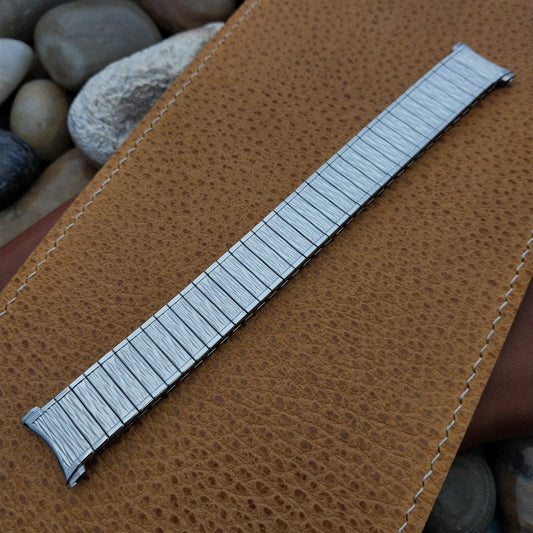 Vintage 1970 19mm 18mm Stainless Steel Speidel Valencia Unused nos Watch Band