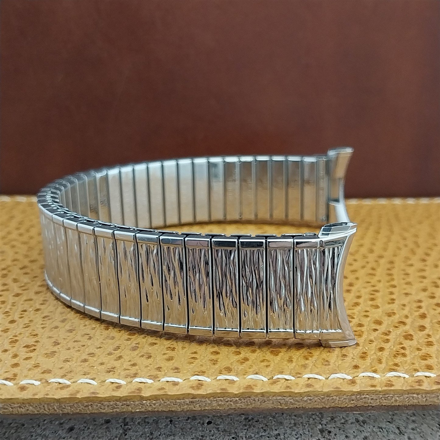 Vintage 1970 19mm 18mm Stainless Steel Speidel Valencia Unused nos Watch Band