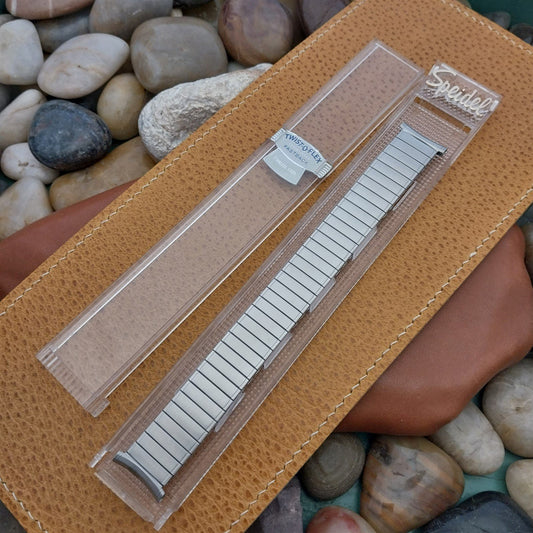 1970s Vintage Speidel Fastback Twistoflex Stainless Steel nos Unused Watch Band