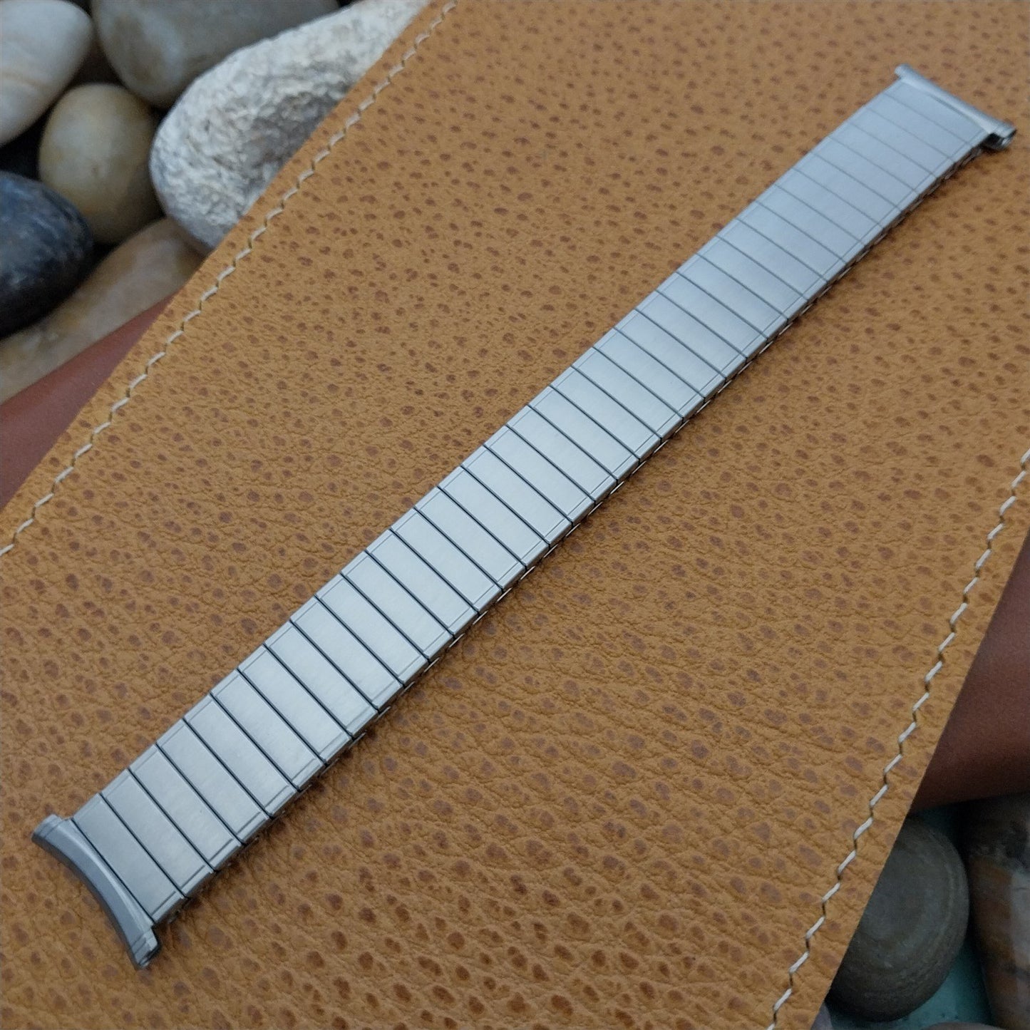 1970s Vintage Speidel Fastback Twistoflex Stainless Steel nos Unused Watch Band