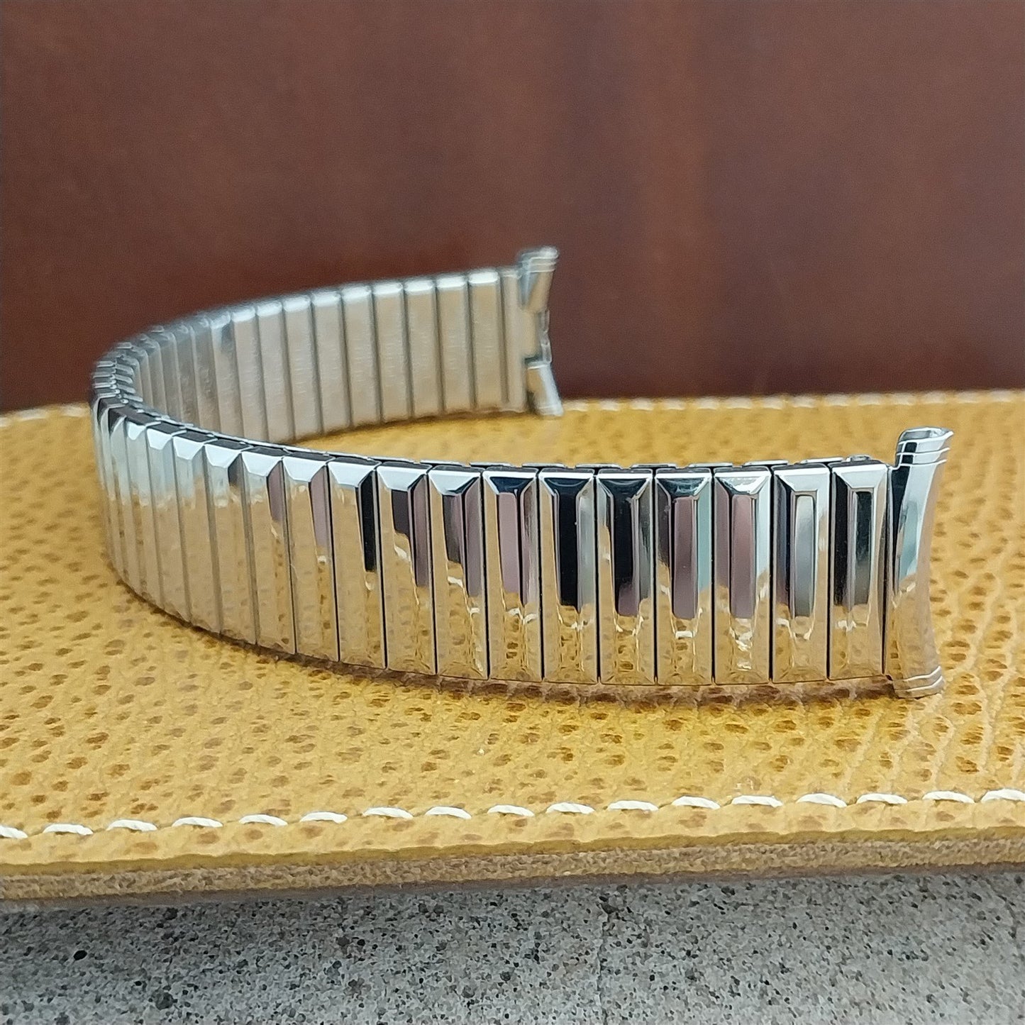 1970 Speidel Fullback Stainless Steel 19mm 18mm 16mm Unused Vintage Watch Band
