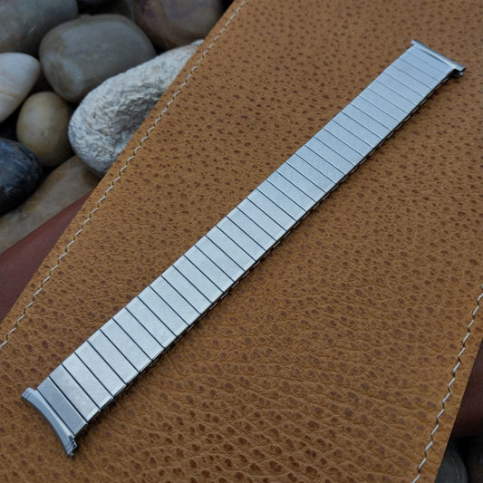 Vintage 1970 Speidel Atlantis 19mm 18mm Stainless Steel Twistoflex Watch Band