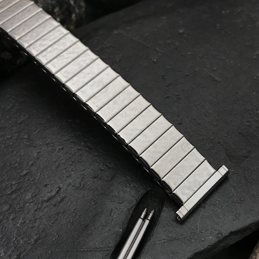 Short Stainless Steel 11/16" Speidel Twistoflex Unused nos Vintage Watch Band