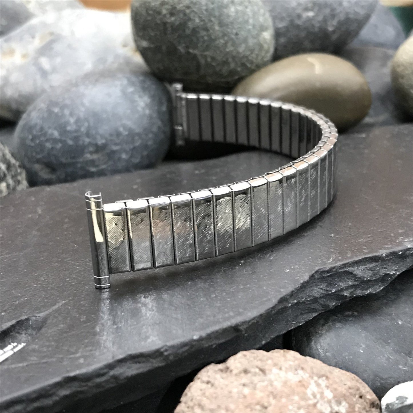 Short Stainless Steel 11/16" Speidel Twistoflex Unused nos Vintage Watch Band