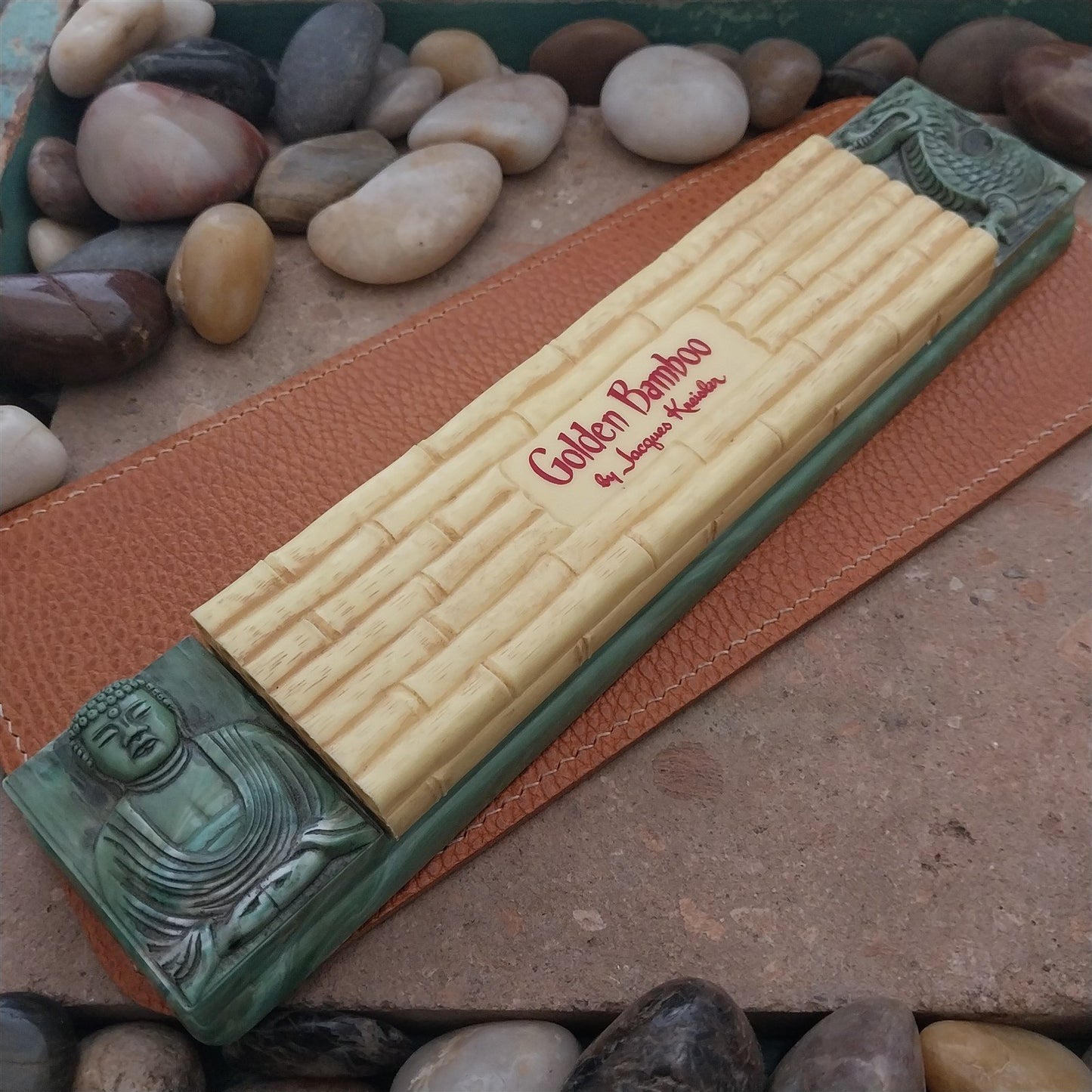 Vintage Wide 14kt Gold-Fill 19mm Kreisler Golden Bamboo Unused 1950s Watch Band