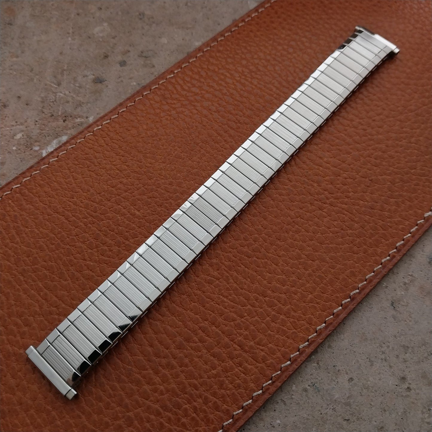 Dexter Morgan Waltham Speidel Aquarius Stainless Steel Unused Vintage Watch Band