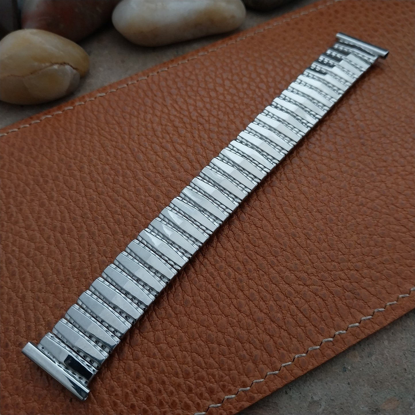 19mm 18mm 16mm Stainless Steel Foster Classic Stretch 1950s Vintage Watch Band