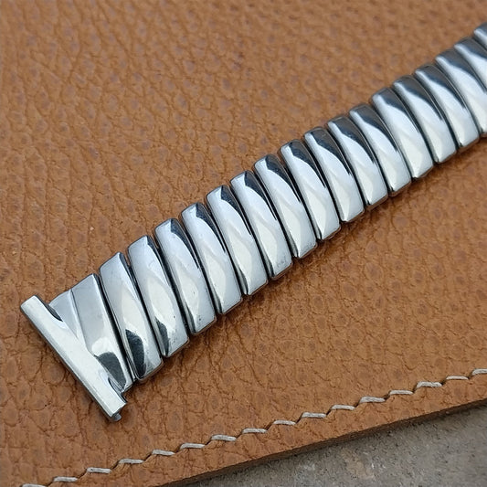 1950s 3/4" Stainless Steel Duraflex Expansion Short Unused Vintage Watch Band