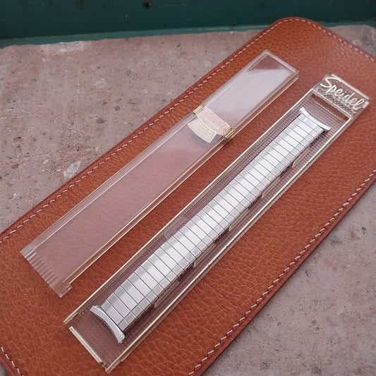 1964 Speidel Sun Valley White Gold Filled 19mm 18mm 16mm Vintage Watch Band