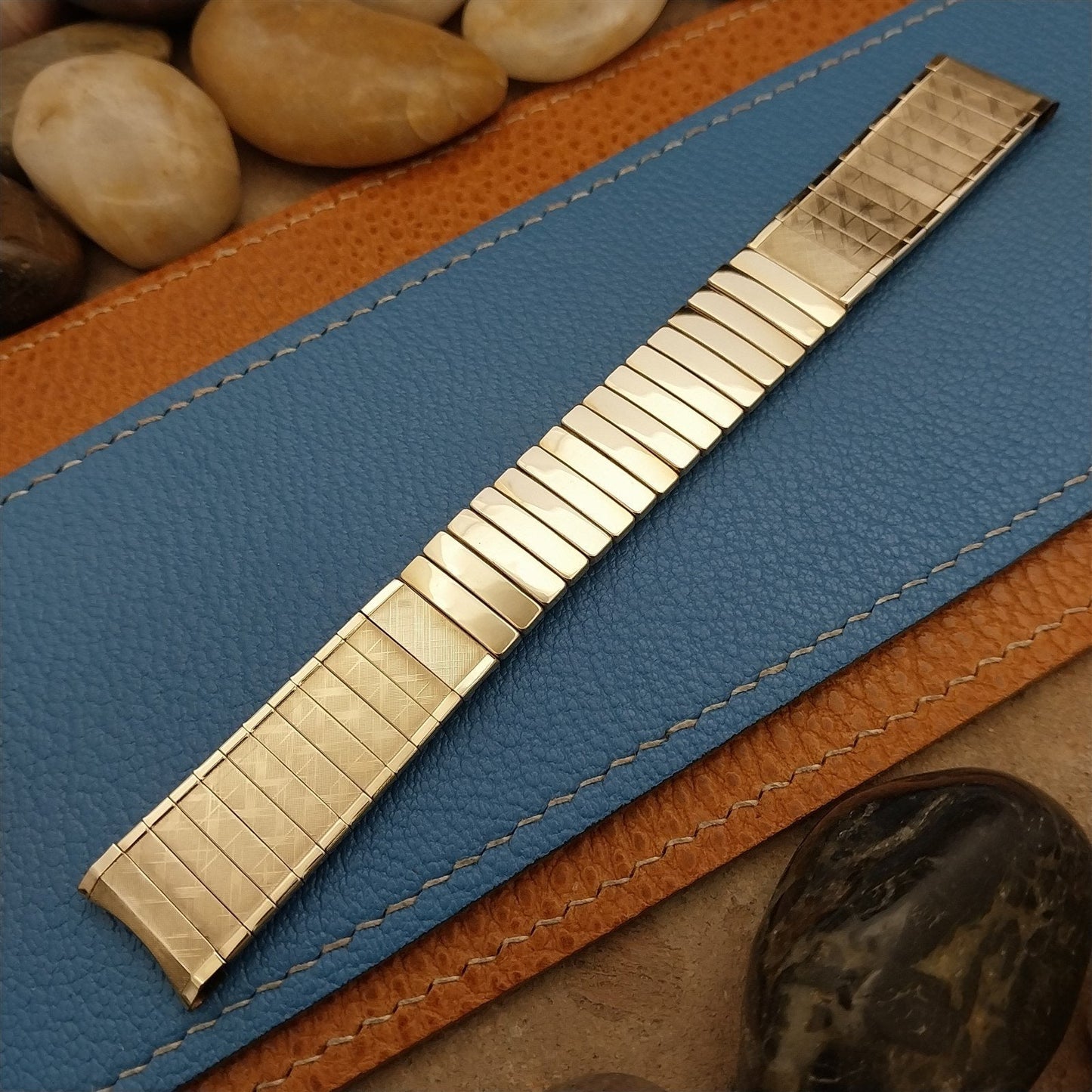 Vintage 17.2mm Gold Filled Baldwin Expansion Unused 1960s-1970s Watch Band
