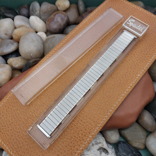 19mm 18mm 16mm Speidel Twisto-Flex Stainless Steel nos 1970s Vintage Watch Band
