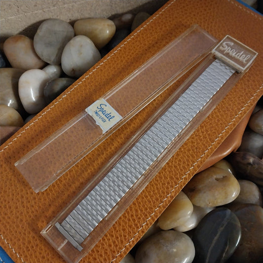 18mm 19mm 20mm 1970s Speidel Long Classic Stainless Steel nos Vintage Watch Band