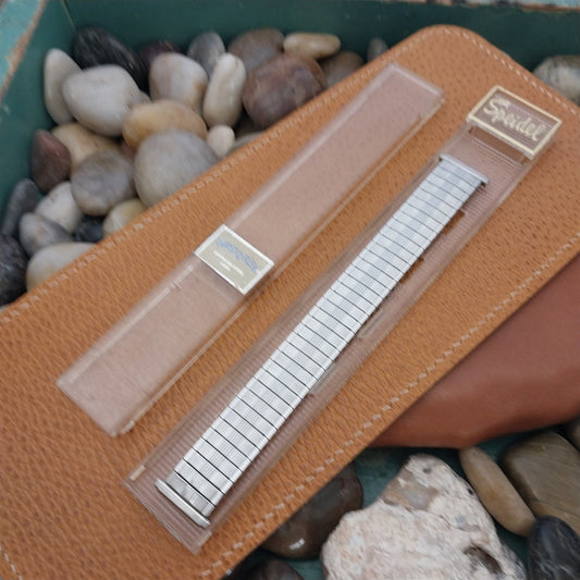 1970s Stainless Steel Speidel Thunderbird 16mm 18mm 19mm nos Vintage Watch Band