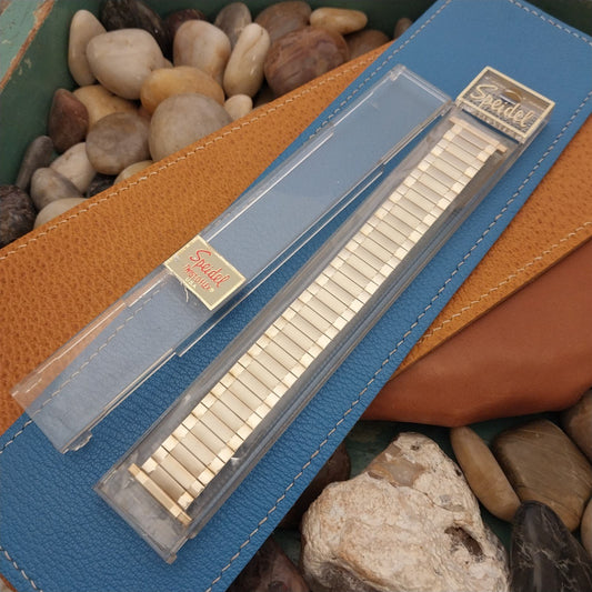 19mm 18mm Speidel Radial Gold RGP Wide nos Long Unused 1970s Vintage Watch Band