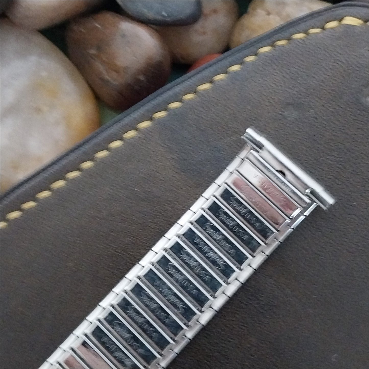 19mm 20mm 22mm 1970s Speidel Long Stainless Steel Wide nos Unused Watch Band