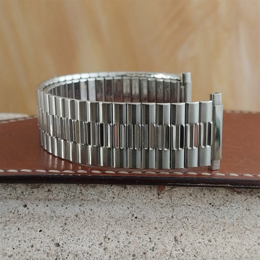 19mm 20mm 22mm 1970s Speidel Long Stainless Steel Wide nos Unused Watch Band