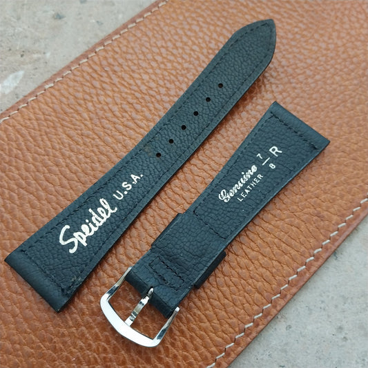 22mm Speidel USA Saddle Tapered Single-Keeper Unused 1970s Vintage Watch Band