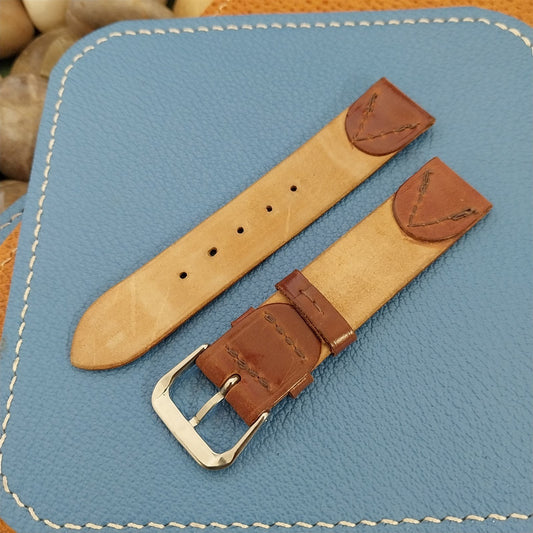 Short 17mm Shell Cordovan Leather nos Unused 1950s Vintage Watch Band