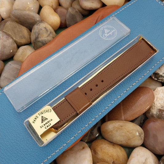 19mm JB Champion Scandia Calf Tapered 19mm/16mm 1960s Vintage Watch Band