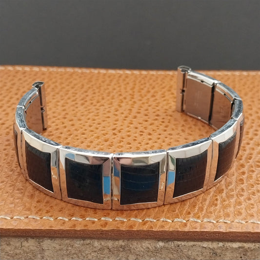 17.2mm Flex-Let White Gold-Filled 1958 Classic mcm Unused nos Vintage Watch Band