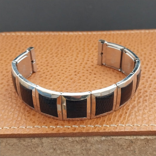 17.2mm Flex-Let White Gold-Filled Classic 1957 mcm Unused nos Vintage Watch Band