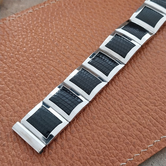 17.2mm White Gold-Filled Flex-Let mcm 1956 Classic nos Unused Vintage Watch Band