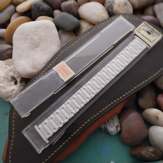 20mm 22mm Stainless Steel Long Expansion Speidel Unused 1970s Vintage Watch Band