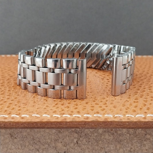 11/16" 17.2mm Stainless Steel Classic Skindiver Unused 1970s Vintage Watch Band