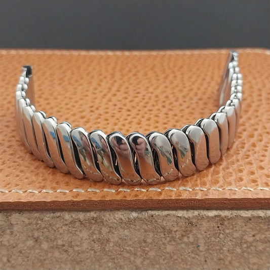 Vintage 5/8" Bellavance Stainless Classic Stretch Unused 1950s Watch Band