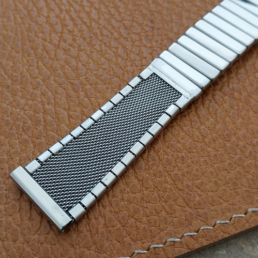 17.2mm JB Champion Stainless Steel Mesh Unused 1960s Vintage Watch Band