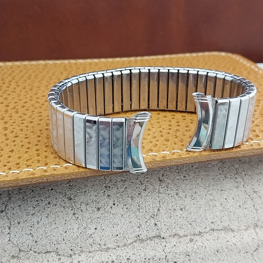 19mm 18mm Kreisler White Gold-Filled DuraFlex 1960s Unused Vintage Watch Band