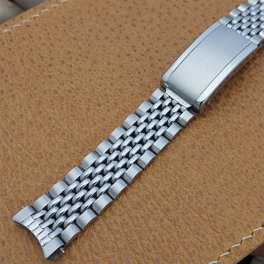 16mm Beads of Rice Stainless Steel Prospect nos Unused Vintage Watch Band