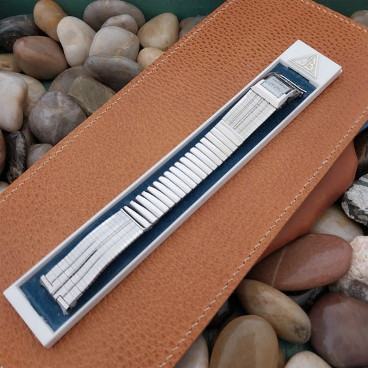 19mm 18mm Stainless Steel 1969 1970 Calendar JB Champion nos Vintage Watch Band