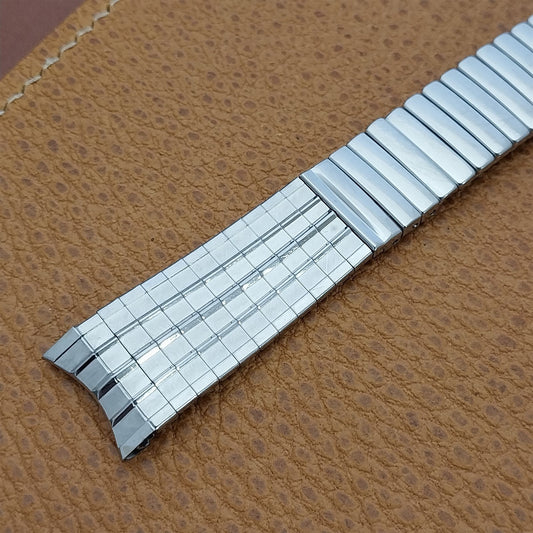 17.2mm JB Champion USA Stainless Steel nos Unused 1960s Vintage Watch Band