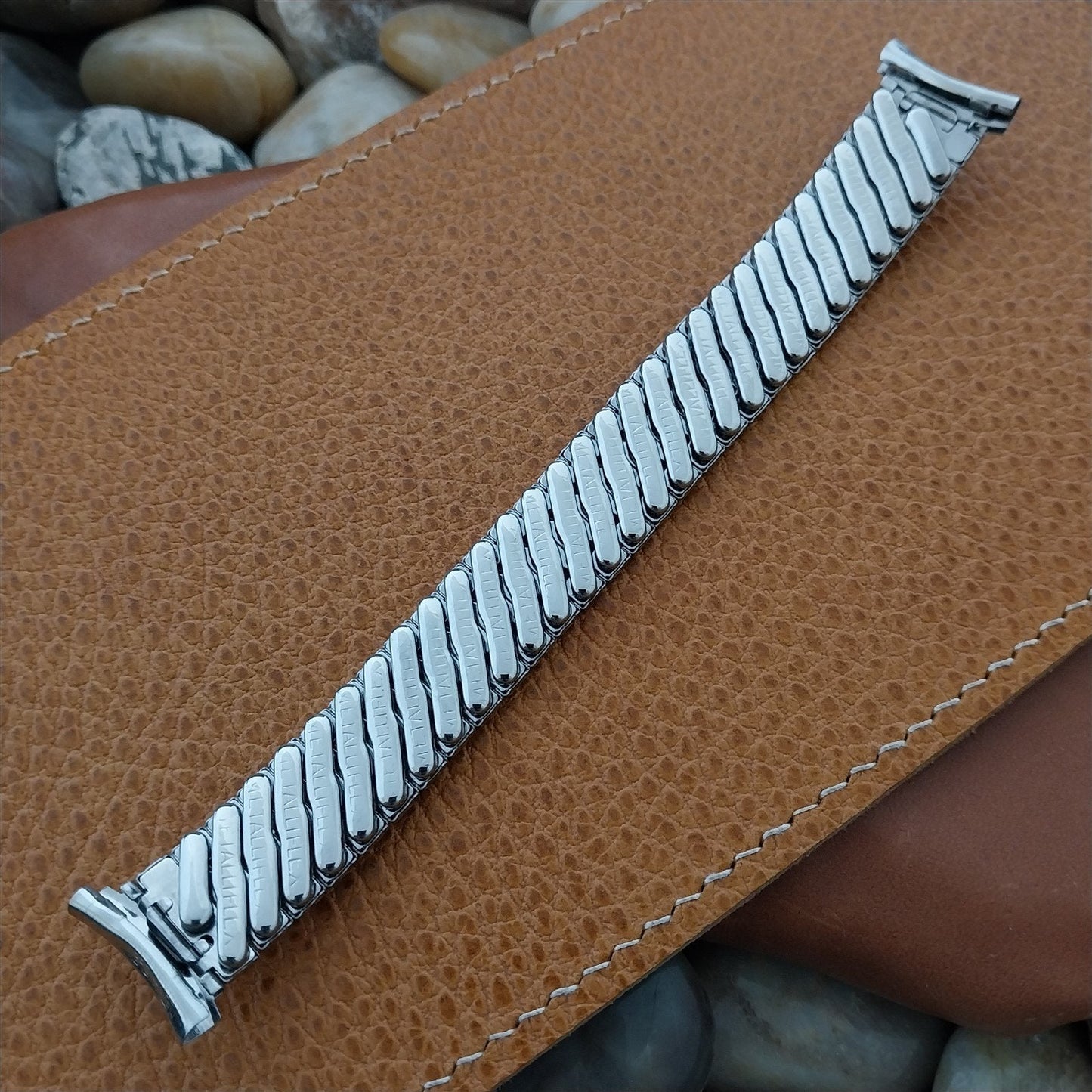 19mm 18mm Metalliflex Stainless Steel Unused nos 1960s Vintage Watch Band