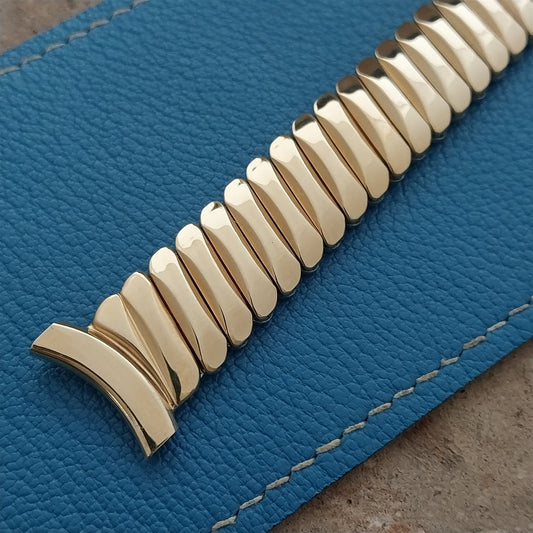Bellavance short 10k Gold-Filled Expansion 1950s nos Vintage Watch Band