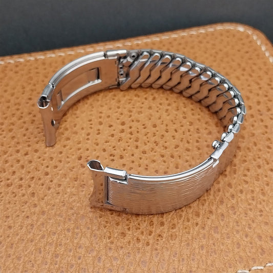 Vintage 17.2mm Stainless Steel Stretch Kreisler Unused Classic 1950s Watch Band