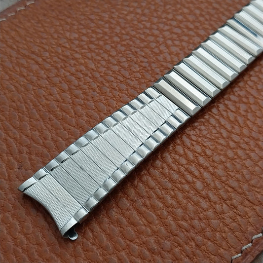 18mm Stainless Steel 1960s-1970s nos Unused Vintage Watch Band