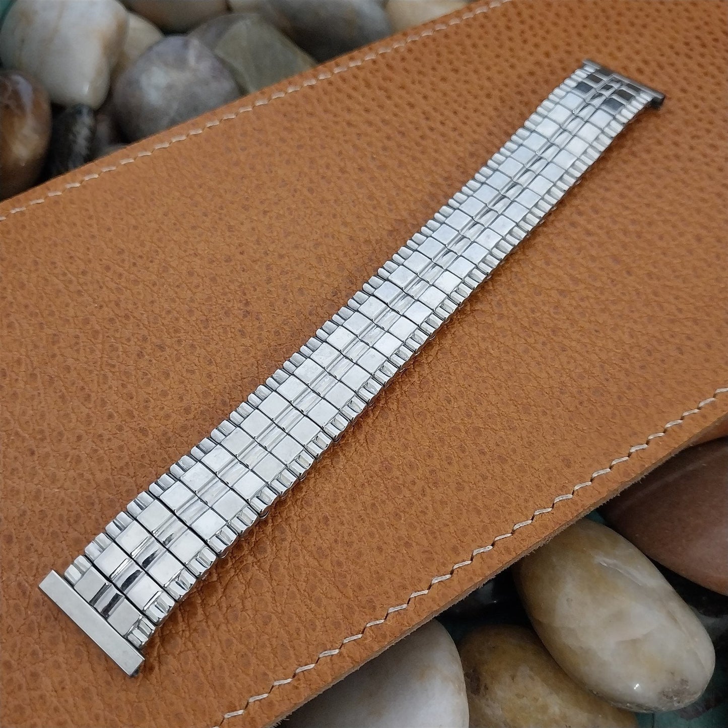 19mm 18mm Baldwin Stainless Steel Expansion nos Unused 1960s Vintage Watch Band