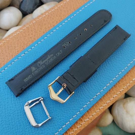 5/8" JB Champion Hand-Finished Scandia Calf nos Unused 1960s Vintage Watch Band