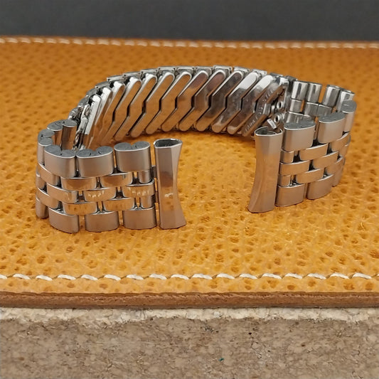 11/16" 17.2mm Stainless Steel Diver skindiver nos 1970s Vintage Watch Band