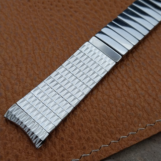 17.2mm Baldwin Stainless Steel Expansion nos Unused 1960s Vintage Watch Band