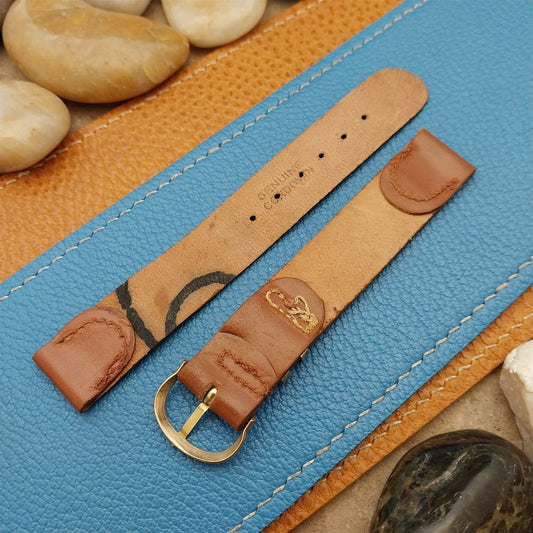 16mm 5/8" Shell Cordovan USA Made Unused Classic 1940s-1950s Vintage Watch Band