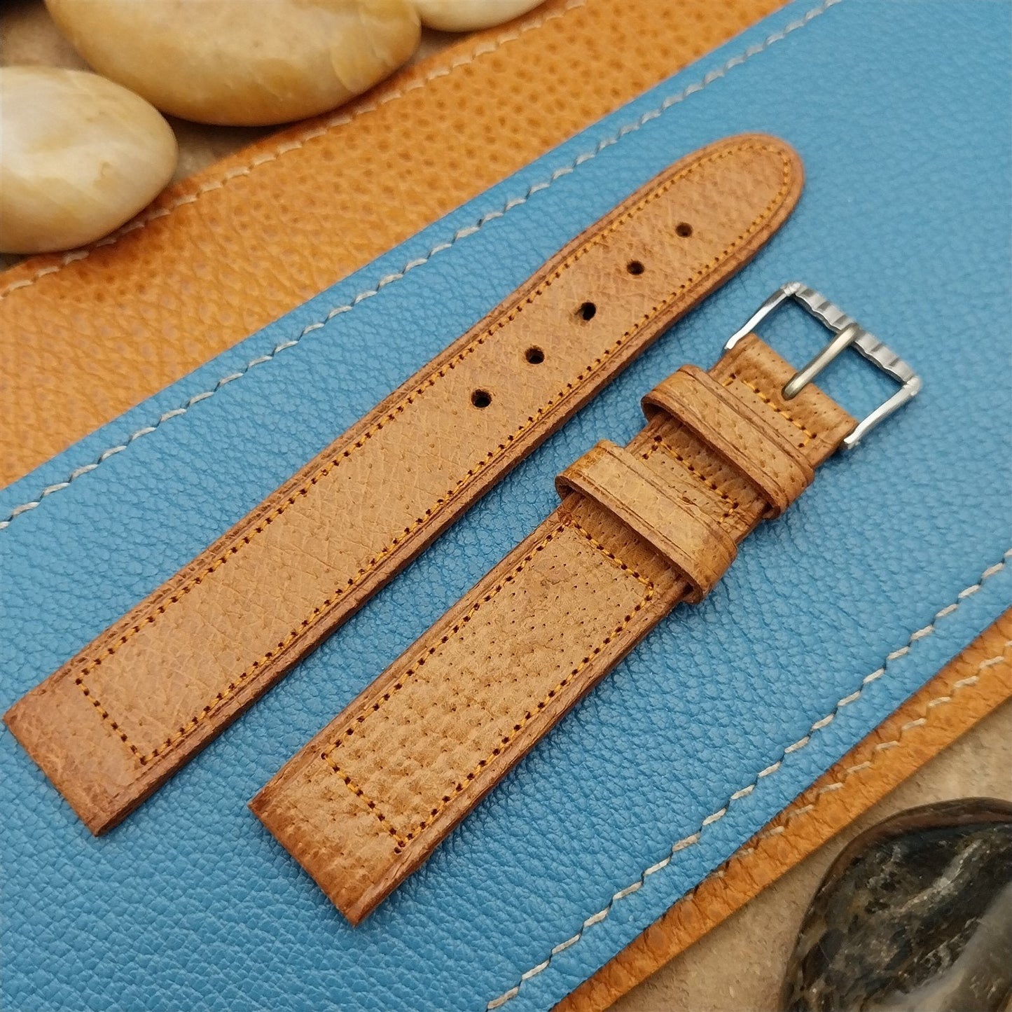 5/8" Occupied Japan Pigskin nos Unused 1940s-1950s Vintage Watch Band