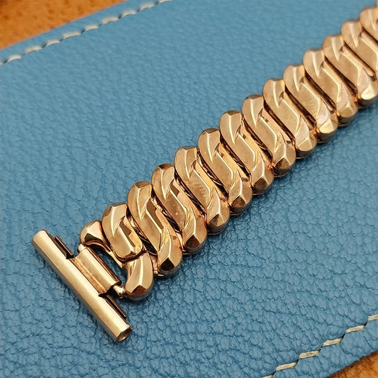 Vintage Rose Gold Filled Short Expansion Marvel Classic 1940s Unused Watch Band