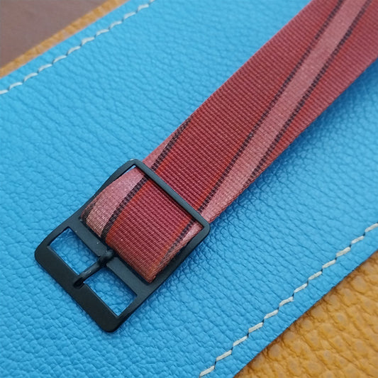 18mm John Weitz Nylon Classic Single Pass Unused 1990s Vintage Watch Strap