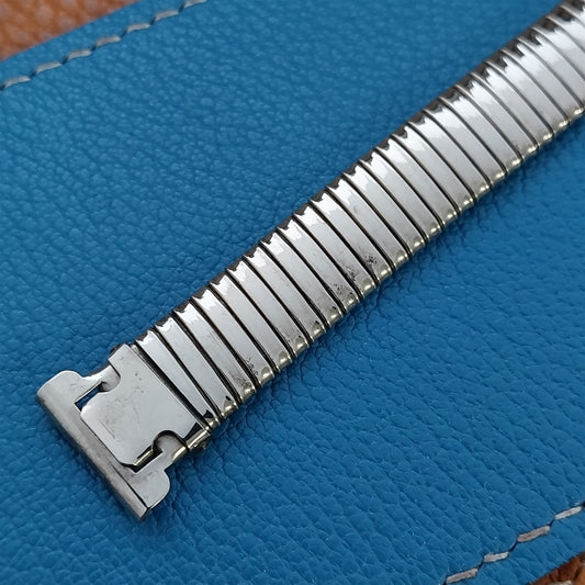 5/8" Bliss USA 10k White Gold-Filled Sterling Wire Lug Unused Vintage Watch Band