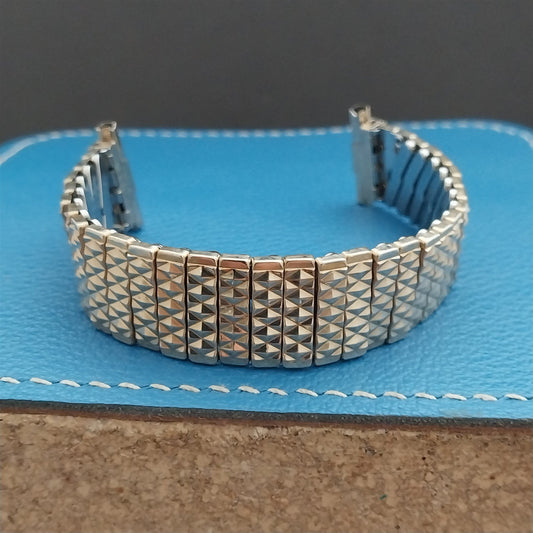 mcm 10k Yellow Gold-Filled 19mm Baldwin Bowles Unused 1960s Vintage Watch Band