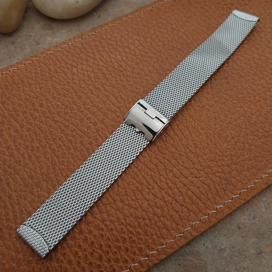 14mm Womens Stainless Steel Mesh Classic Unused nos Vintage Watch Band