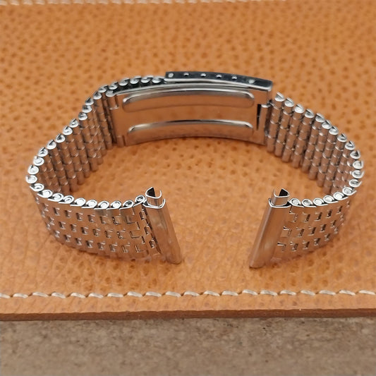 16mm 17mm 18mm 19mm 20mm Stainless Steel 1970s Classic Unused Watch Band